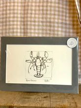 Load image into Gallery viewer, Lobster ‘Da Pinci’ by Sara McCarter A4
