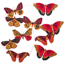 Load image into Gallery viewer, Colourful Butterflies Sewn Garland
