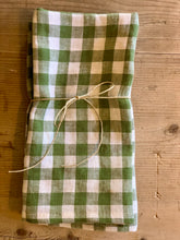 Load image into Gallery viewer, Gingham Linen Napkins (Pair)
