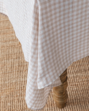Load image into Gallery viewer, Linen Gingham Tablecloth
