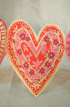 Load image into Gallery viewer, Paper Garland Hearts
