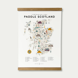 Paddle Scotland A3 print