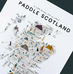Paddle Scotland A3 print