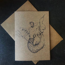 Load image into Gallery viewer, Merman Greeting Card
