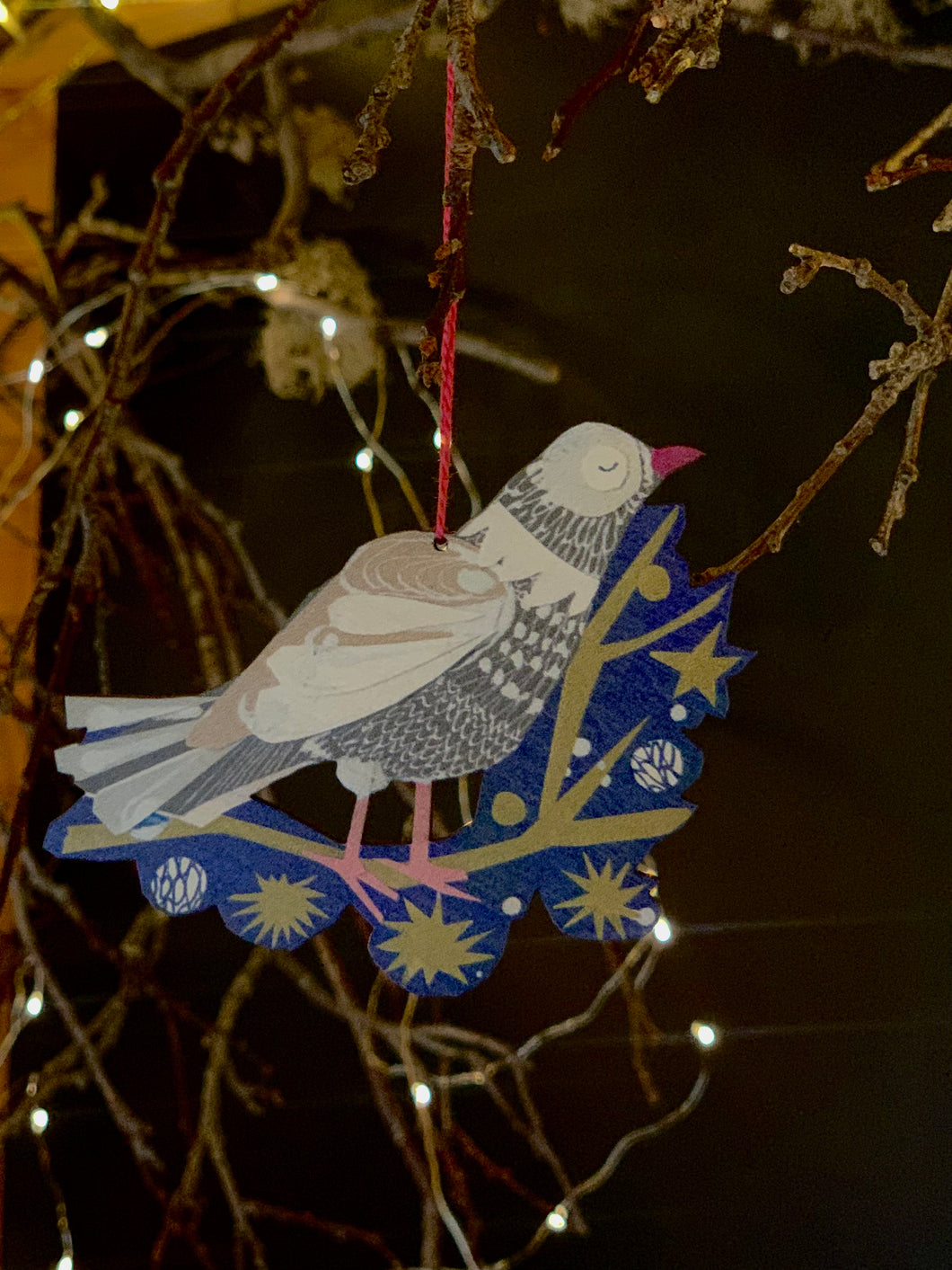 Peace Dove Wooden Decoration