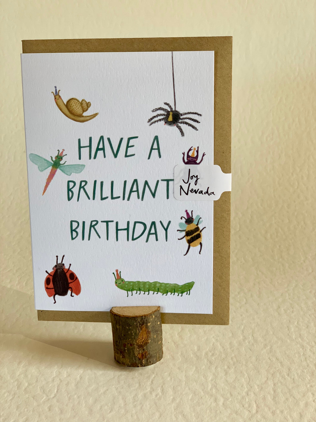Bug Birthday card
